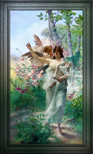 Allegory Of Music by Paul Francois Quinsac Fine Art Old Masters Reproduction